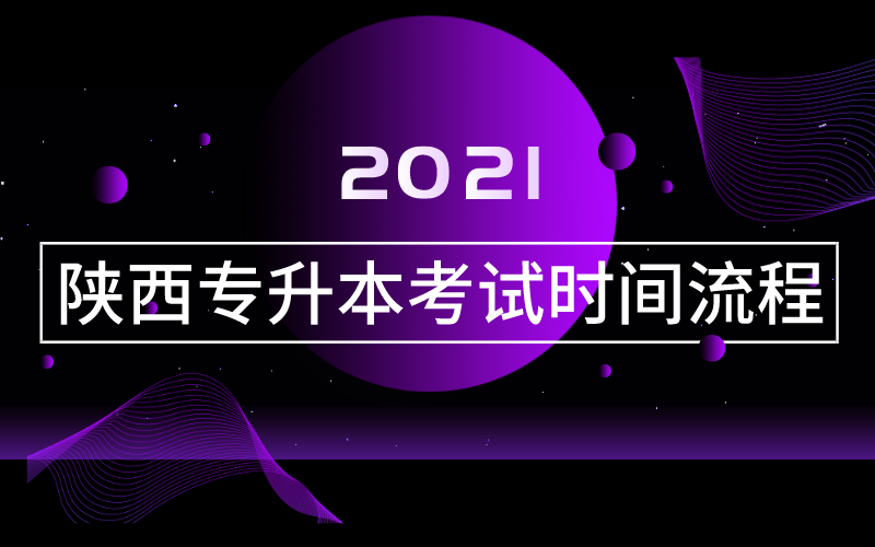 2021年陕西专升本考试时间流程